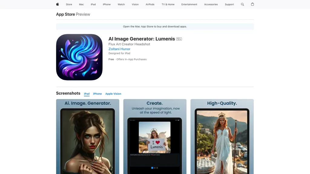 Lumenis AI tool screenshot