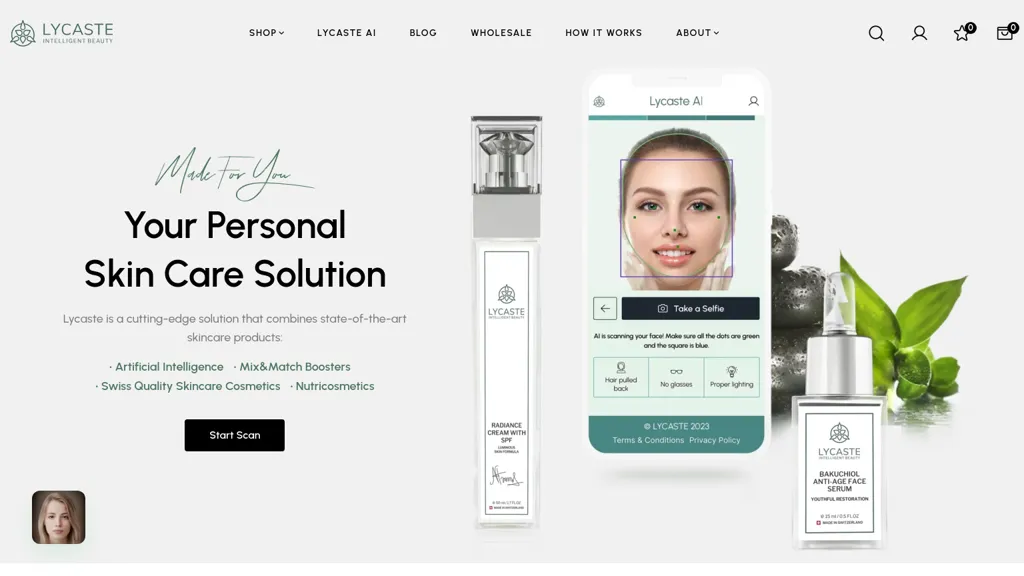 Lycaste AI website