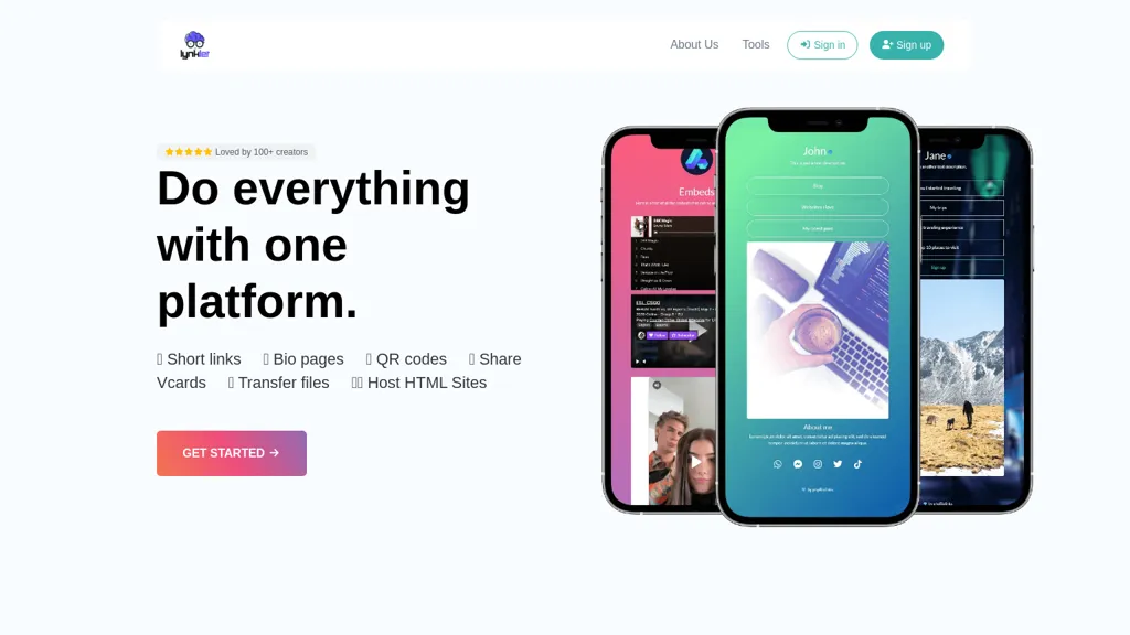 Lynklet website