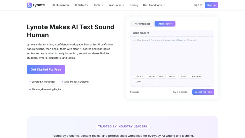 Lynote screenshot