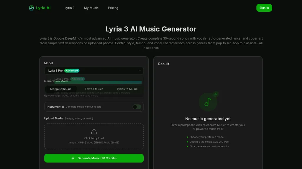 Lyria3.co alternatives and competitors