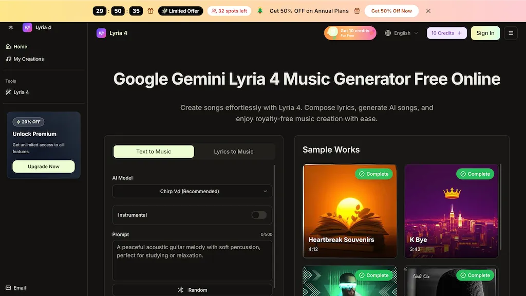 Lyria4.org alternatives and competitors