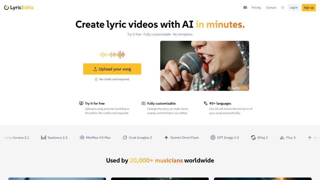 LyricEdits screenshot