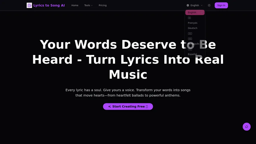 Lyrics to Song AI alternatives and competitors