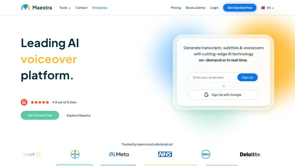 Maestra AI AI tool screenshot