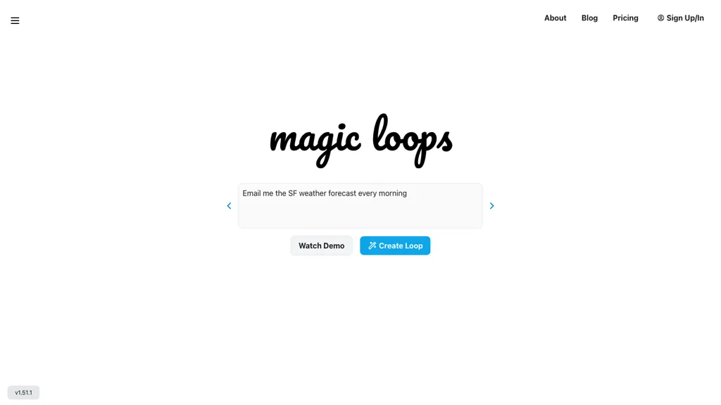 Magic Loops website