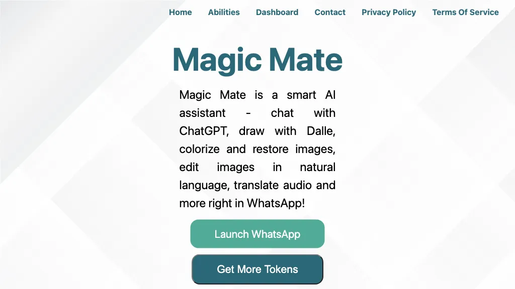 Magic Mate website