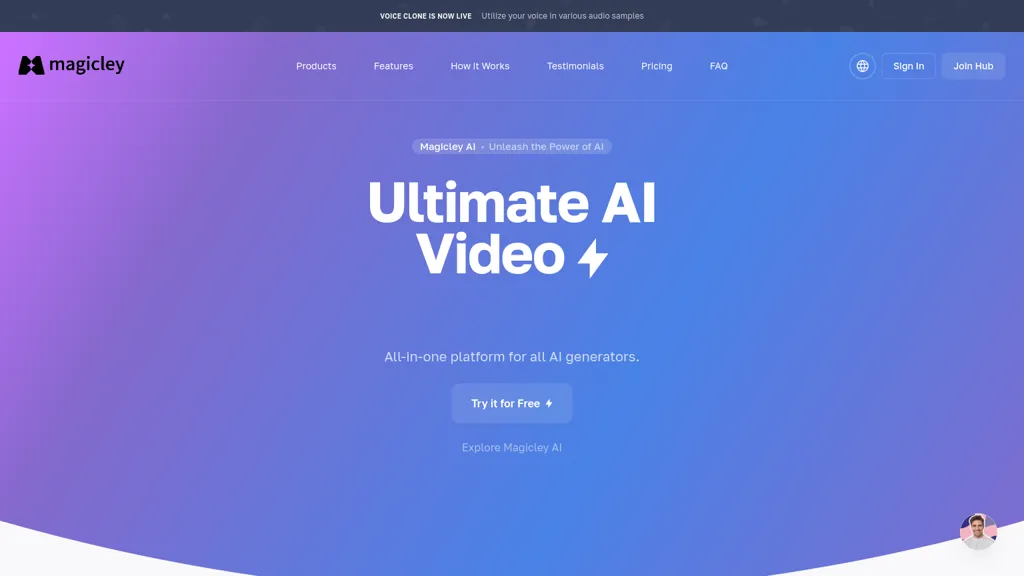 Magicley AI AI tool screenshot