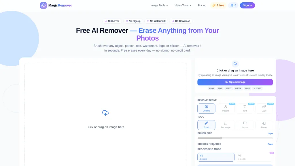 MagicRemover screenshot