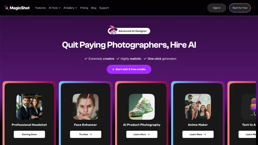 MagicShot website