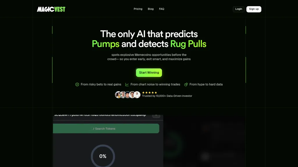 MagicVest AI tool screenshot