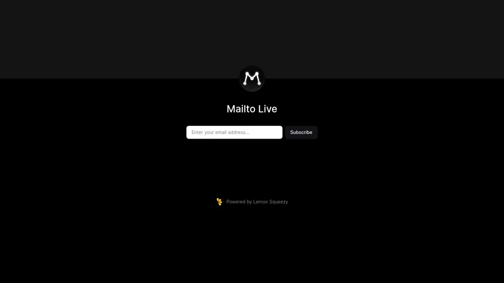 Mailto Live website