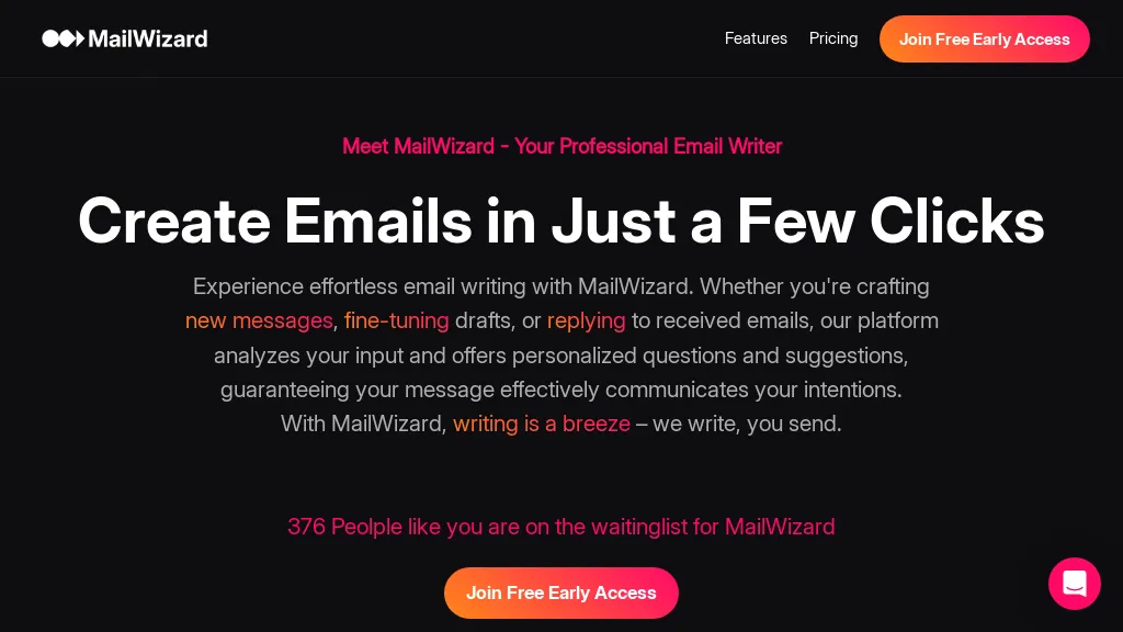MailWizard website
