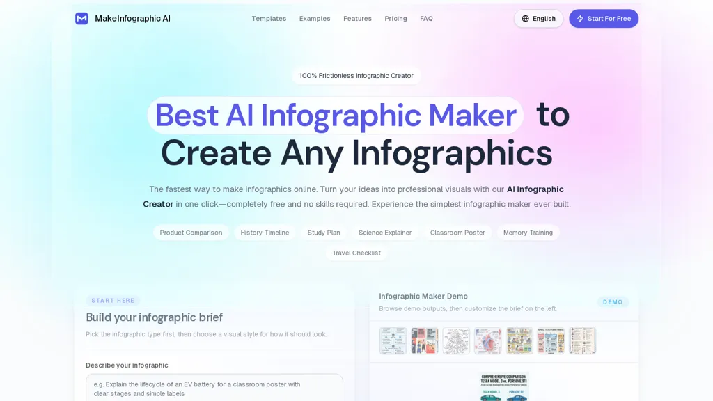 Make Infographic AI AI tool screenshot