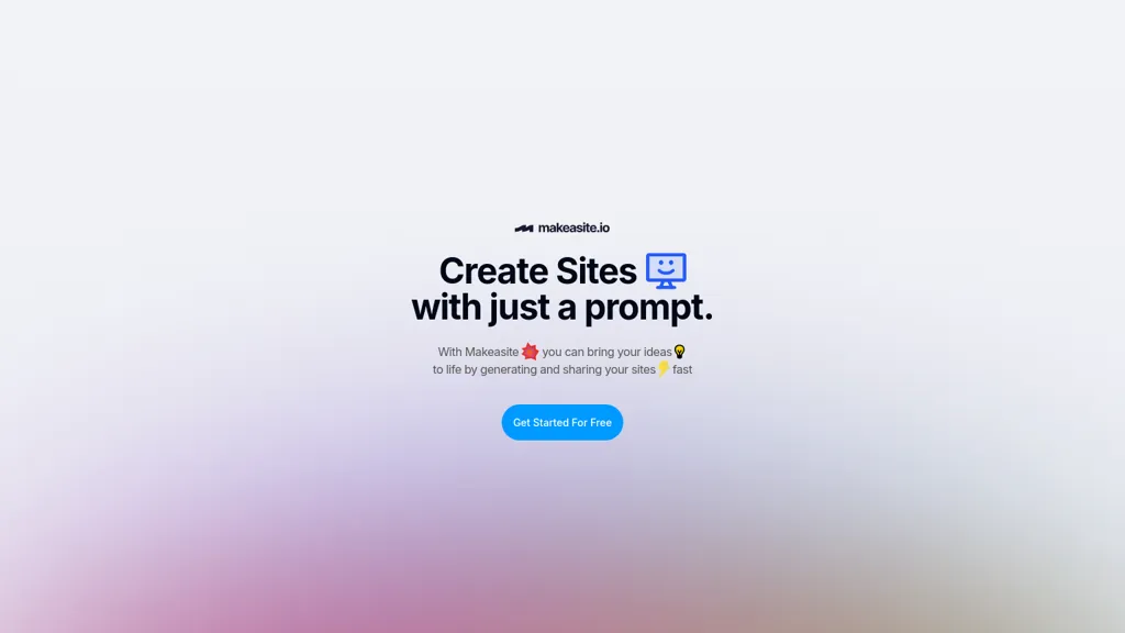 Makeasite.io website
