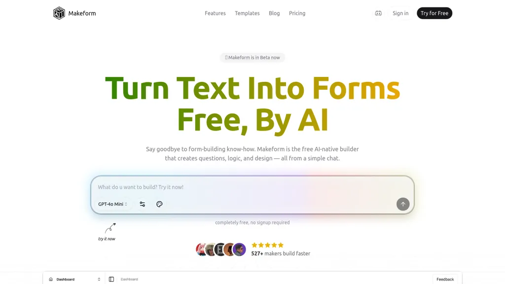 Makeform website