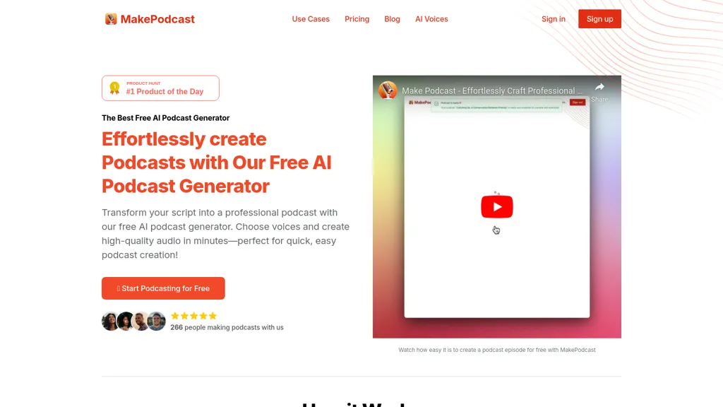 MakePodcast website