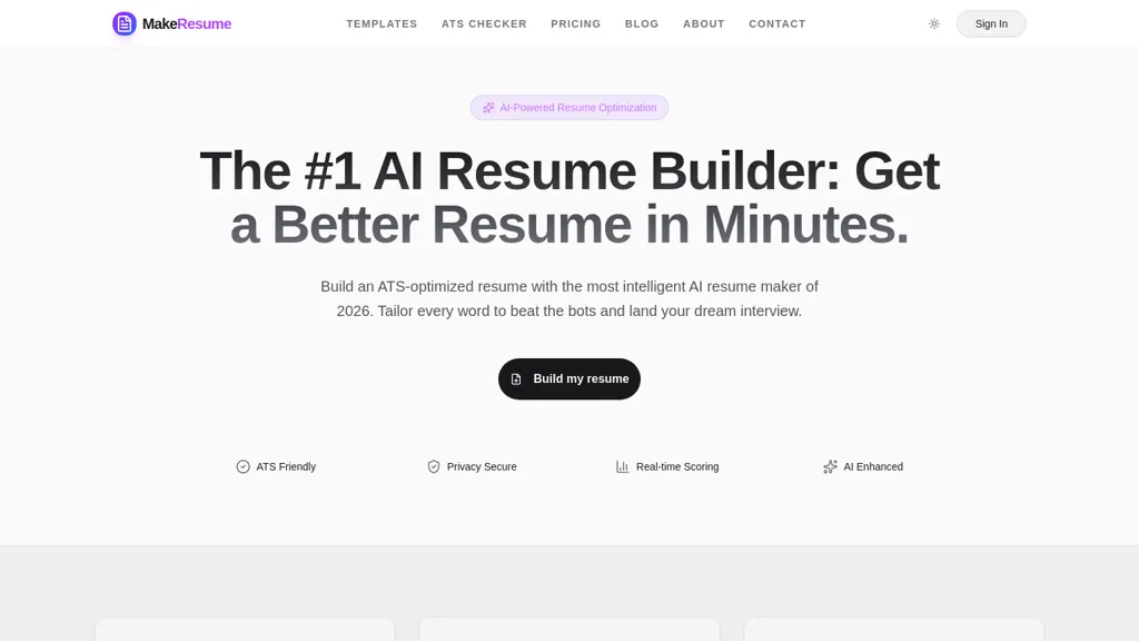 MakeResume Pro alternatives and competitors