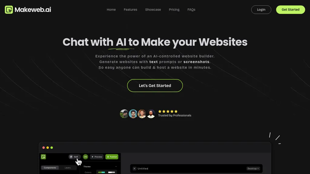 Makeweb.ai website
