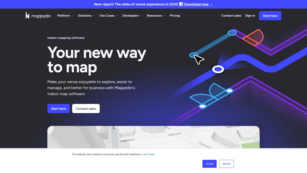 Mappedin AI tool screenshot