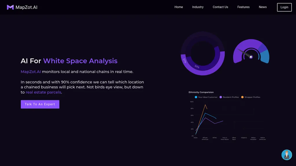 MapZot.AI website