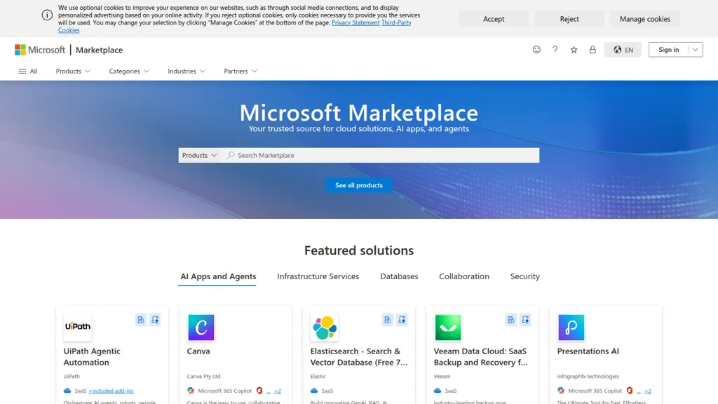 marketplace.microsoft.com alternatives and competitors