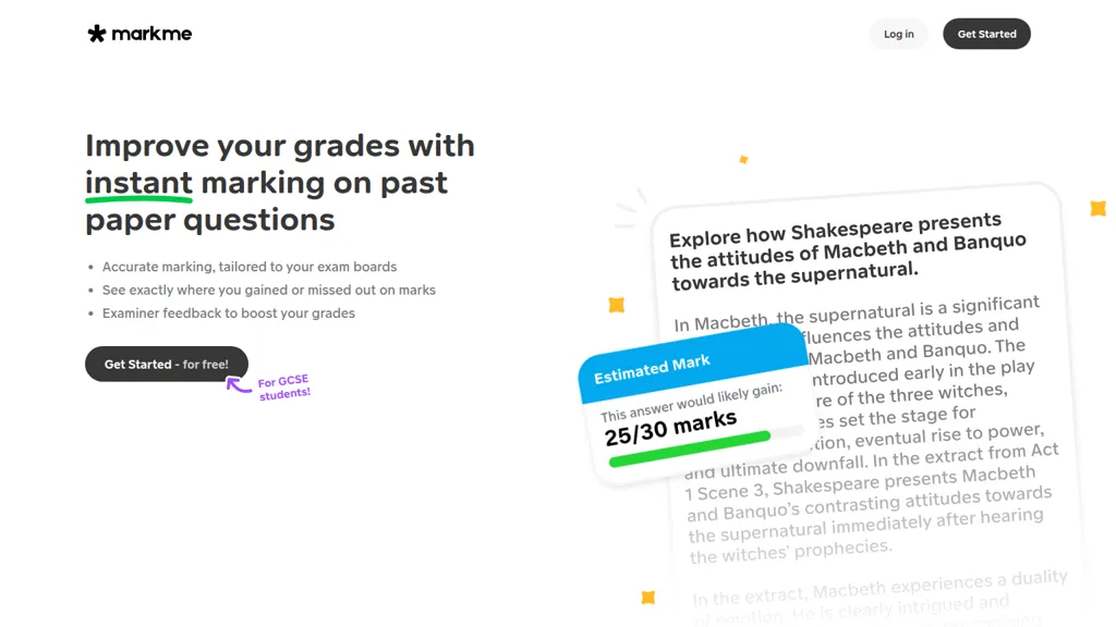 MarkMe AI AI tool screenshot