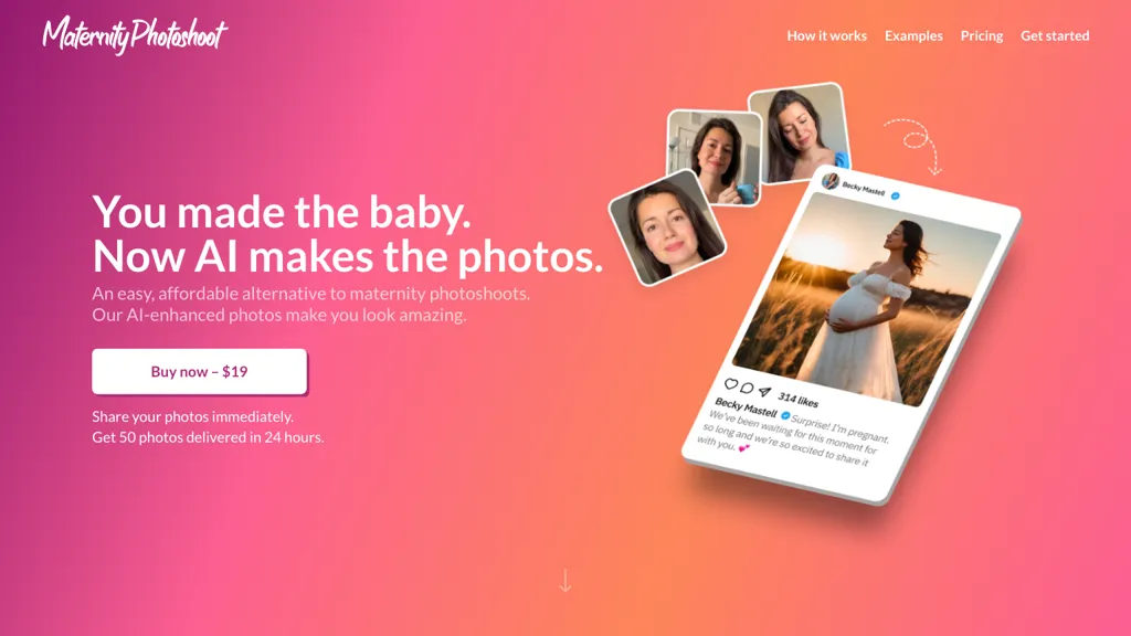 MaternityPhotoshoot website