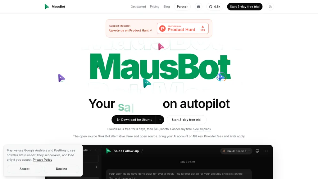 MausBot screenshot