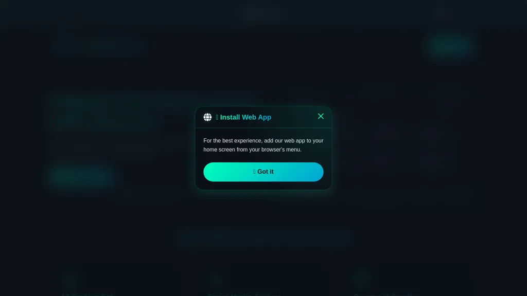 Maximo AI website