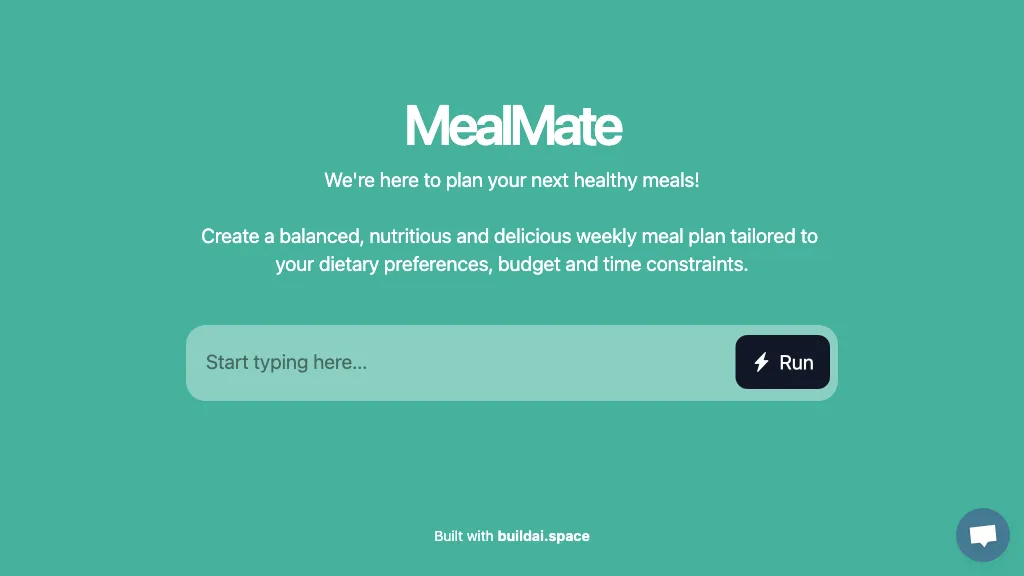 MealMate website