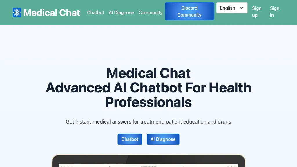 Medical Chat website