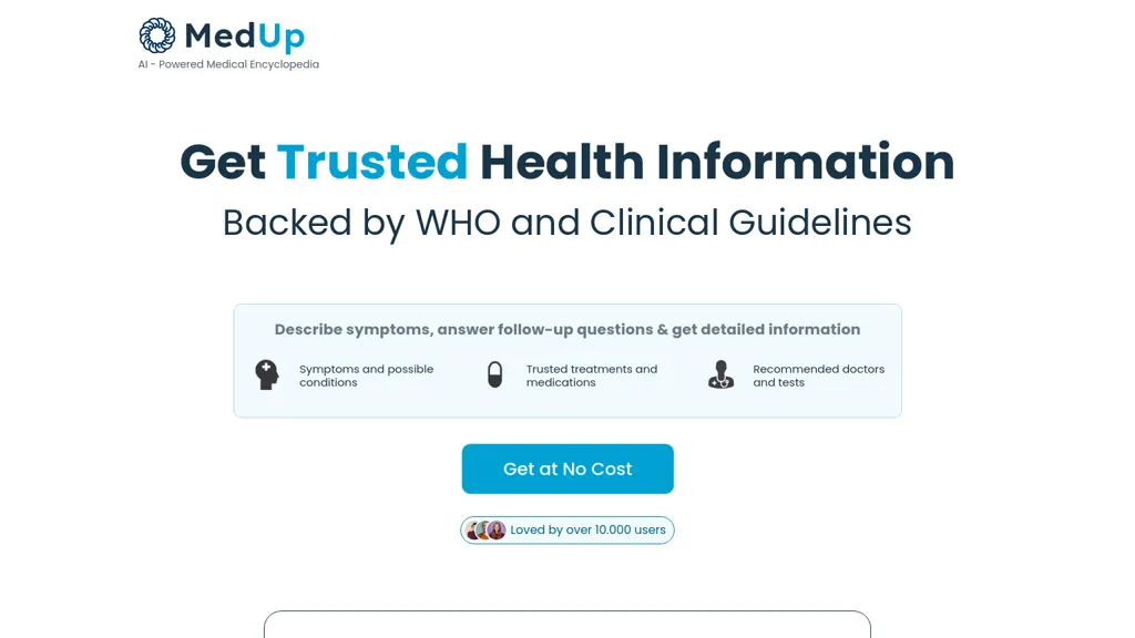 MedUp website