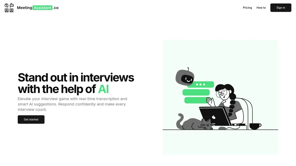 MeetingAssistant.co website