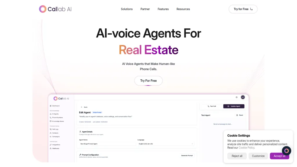 MENA AI-voice Launch AI tool screenshot