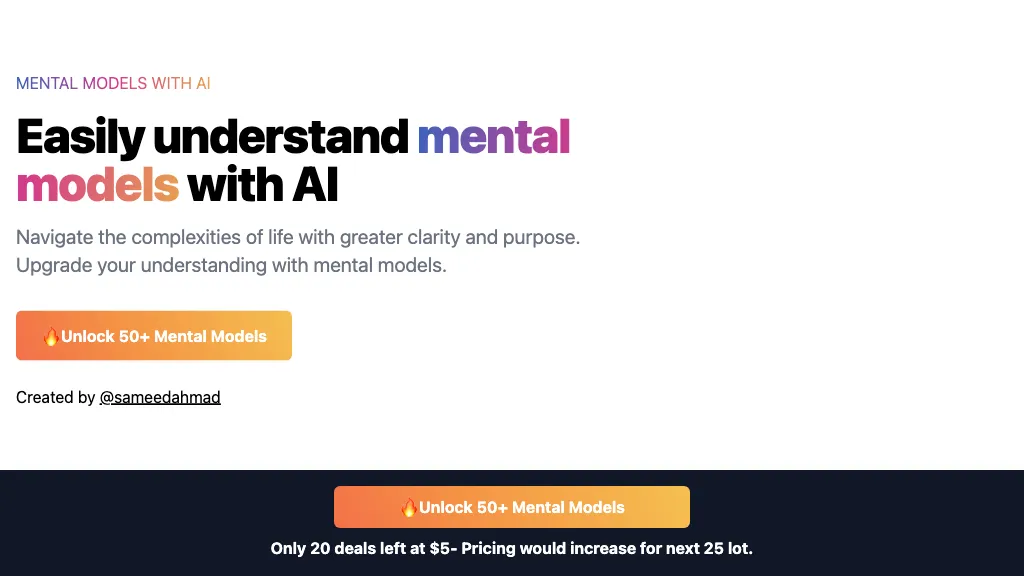 Mental Models website