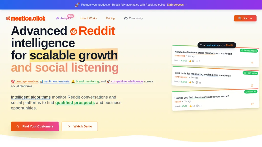 mention.click AI tool screenshot