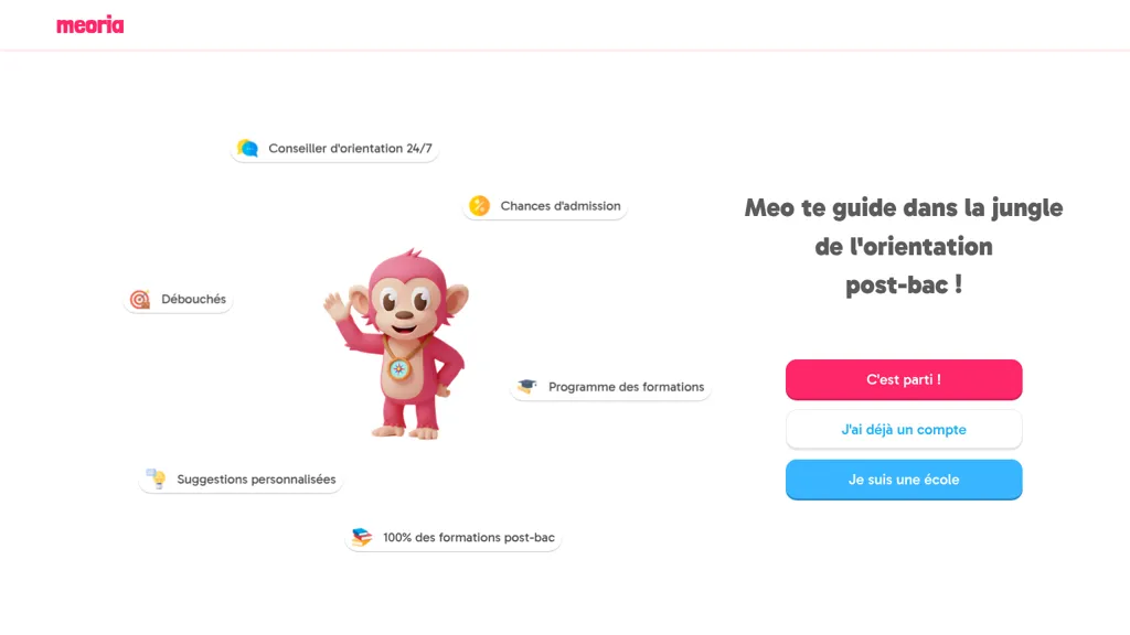 Meoria AI tool screenshot