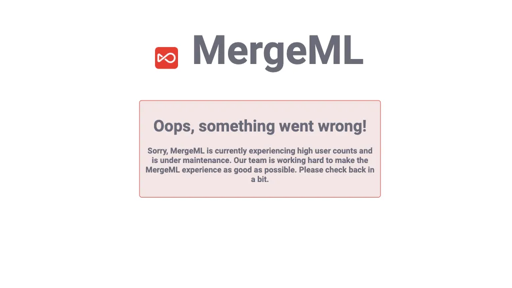 MergeML website