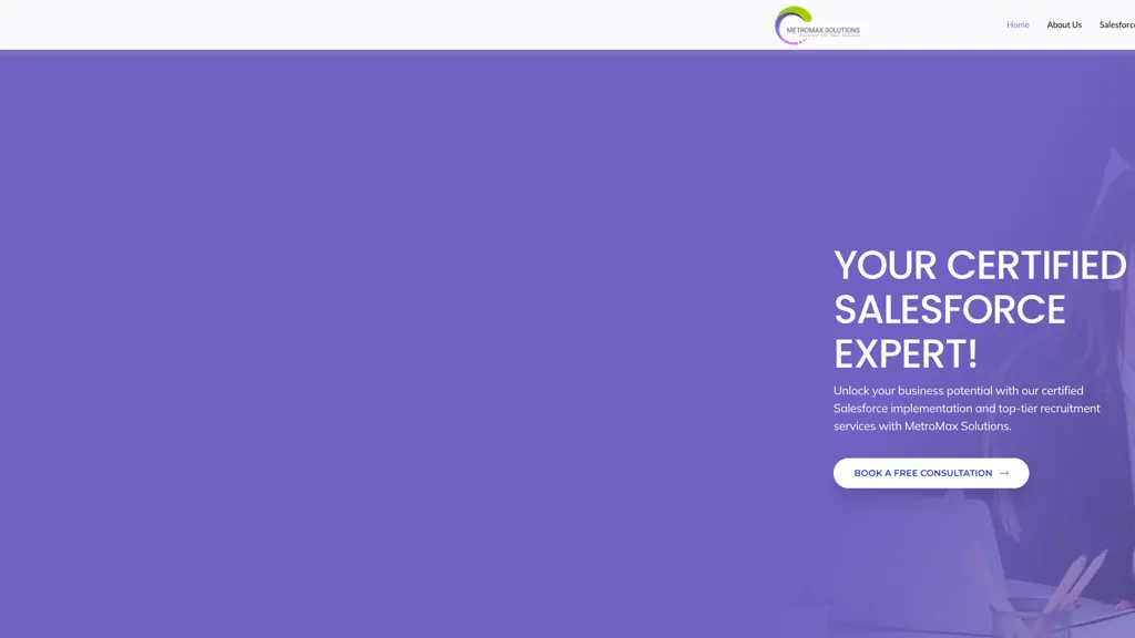 Metromaxsolutions.com AI tool screenshot