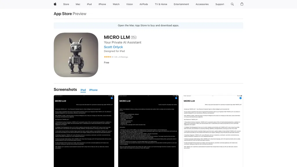 MICRO LLM website