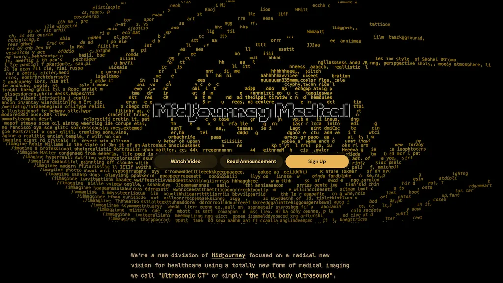 Midjourney Scanner AI tool screenshot