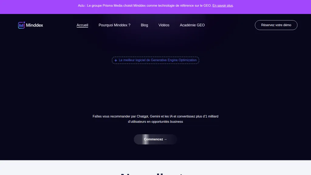 Minddex.ai AI tool screenshot