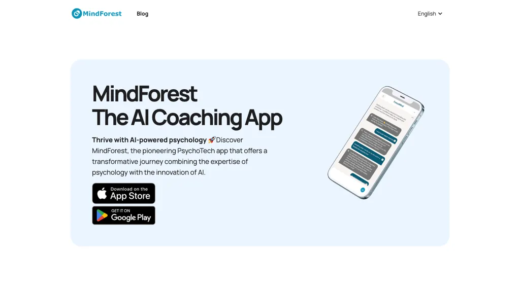MindForest website