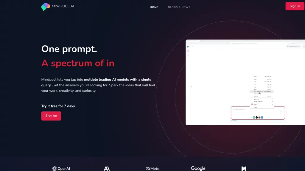 MindpoolAI AI tool screenshot
