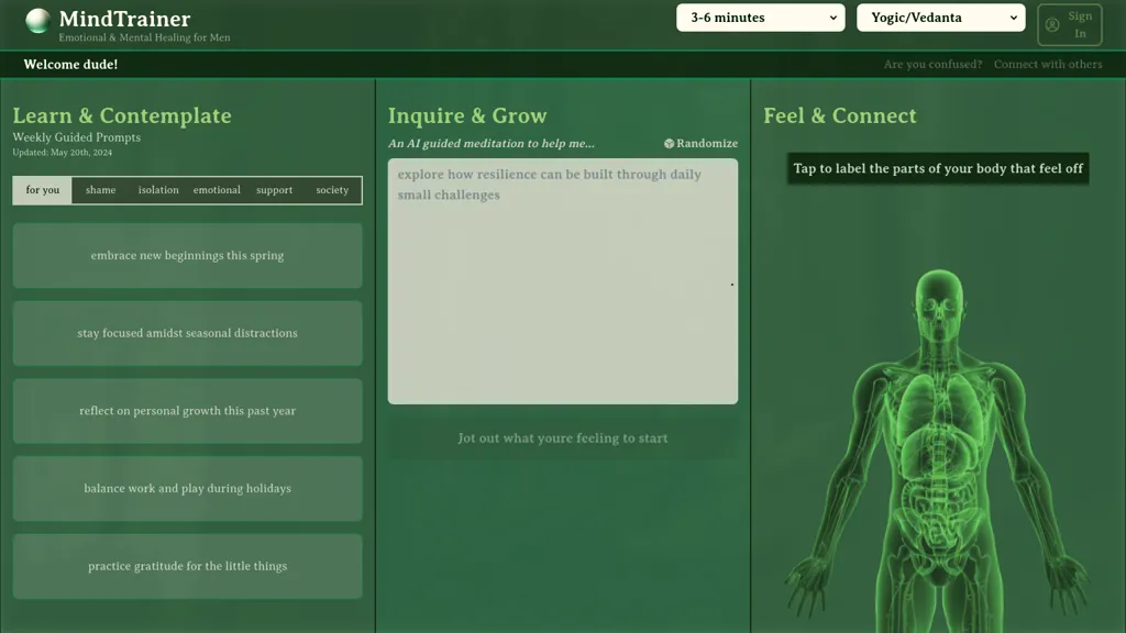 MindTrainer website