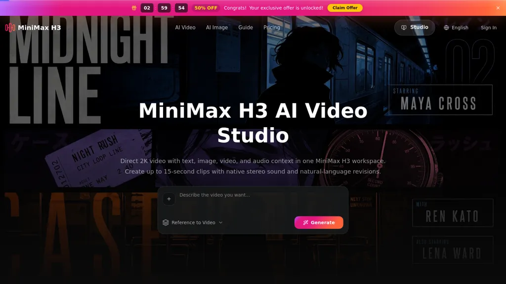 Minimaxh3.studio screenshot