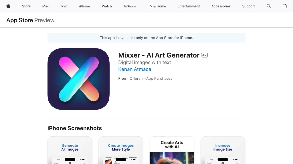 Mixxer website