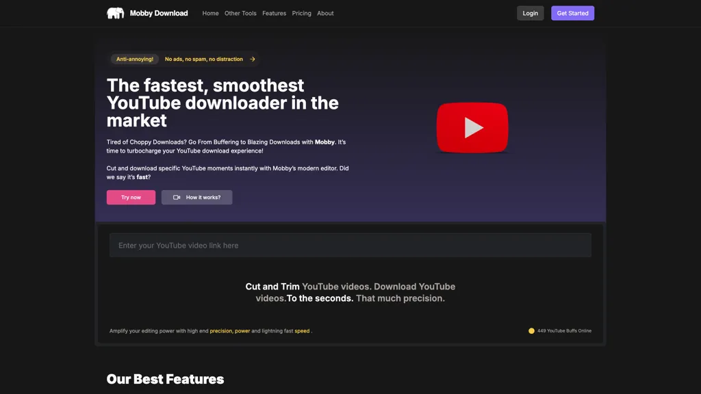 MobbyDownload AI tool screenshot