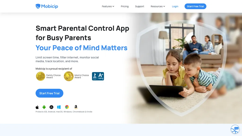 Mobicip AI tool screenshot